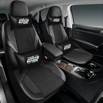 Nackenpolster Rückenpolster Personalisiert Bild Logo TEXT DTF auf Polster  Auto Nackenpolster Nackenstütze Rückenpolsterung